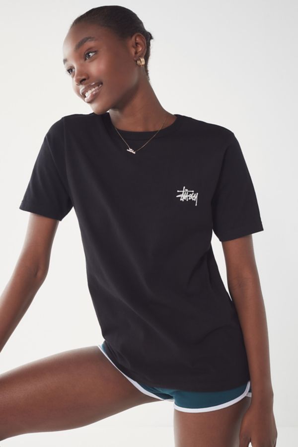 Stussy Basic Crew-Neck Tee | Urban Outfitters