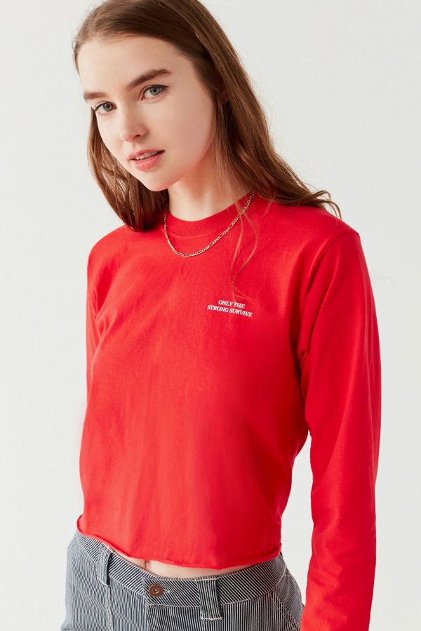 Only The Strong Survive Long Sleeve Tee | Urban Outfitters