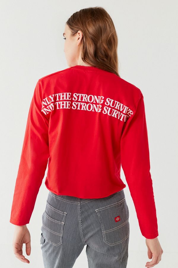 Keylows Only the Strong Survive gray Sweatshirt