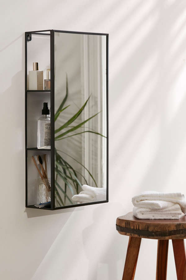Slide View: 1: Cubiko Storage Mirror