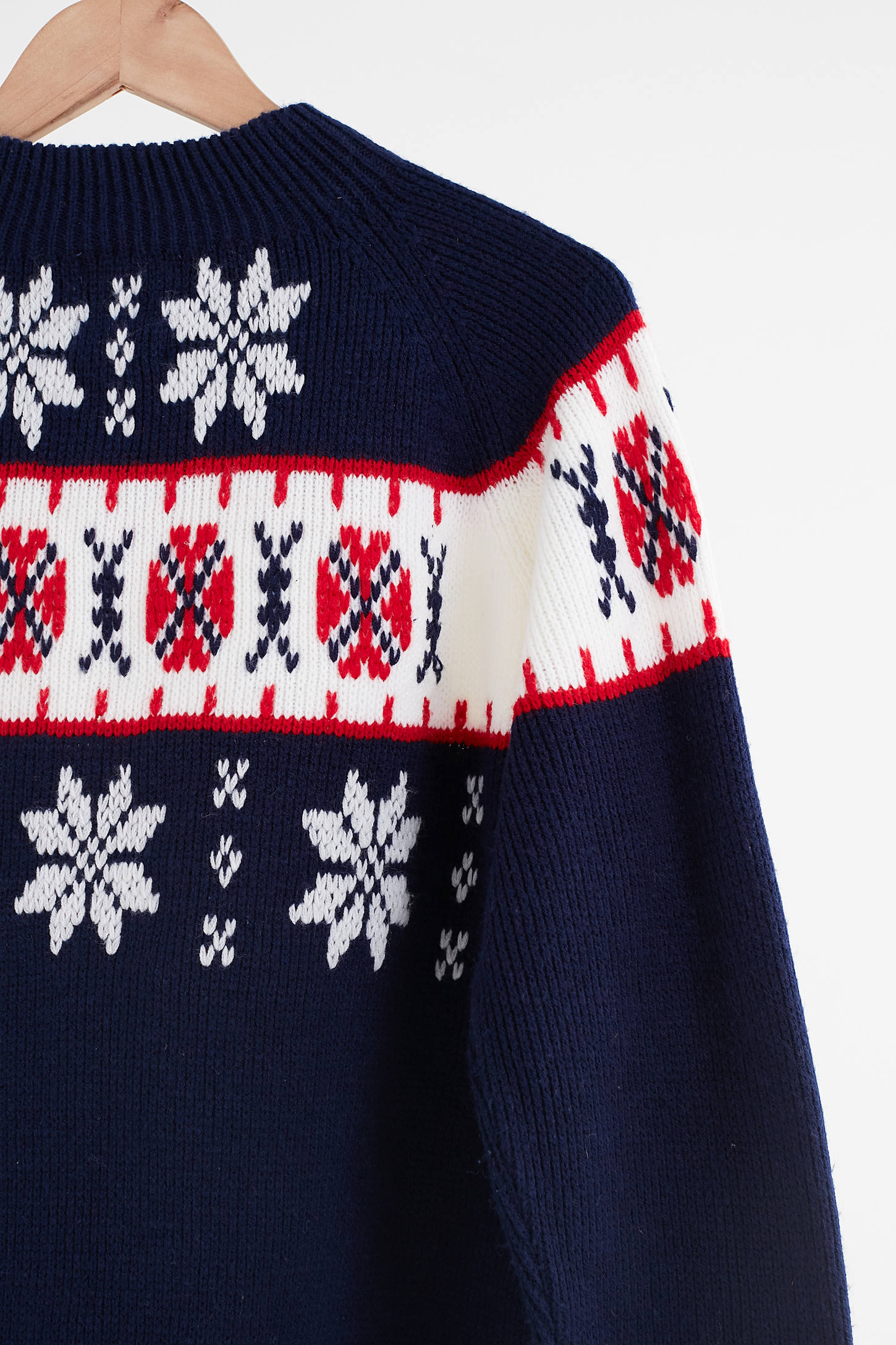Vintage Navy Blue Fair Isle Ski Sweater | Urban Outfitters Canada