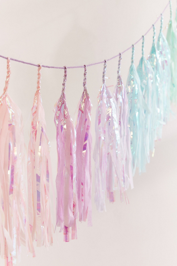 Studio Mucci Mermaid Rainbow Tassel Garland Urban Outfitters