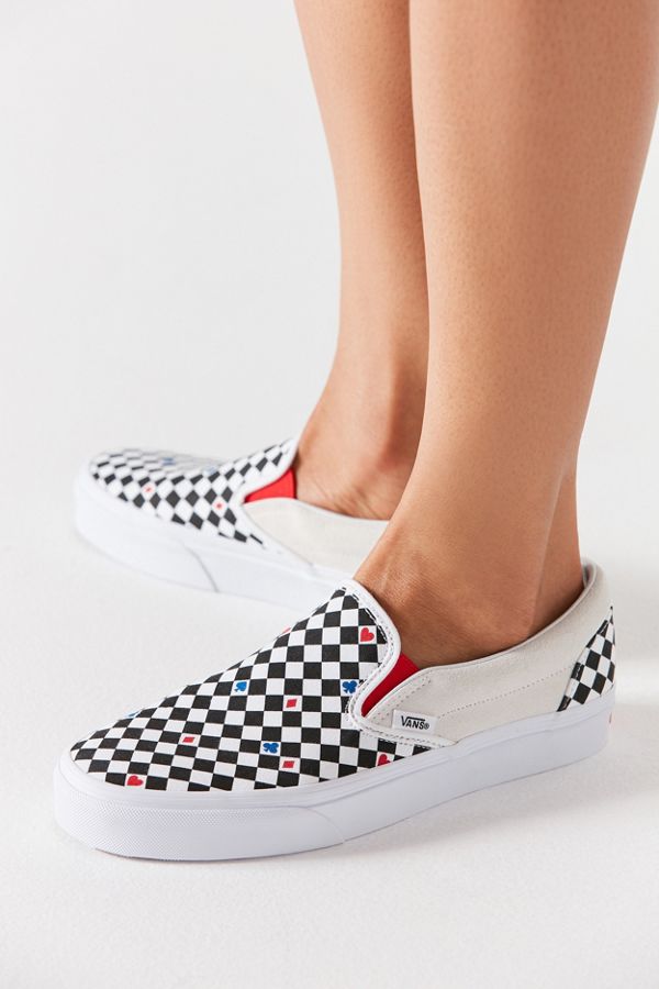Vans X UO Playing Card Classic SlipOn Sneaker Urban Outfitters