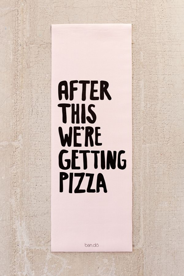 ban.do We’re Getting Pizza Yoga Mat Urban Outfitters