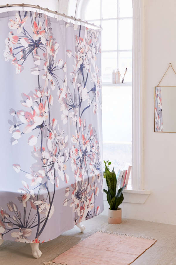 French Style Shower Curtains Add Stylish Texture And Color