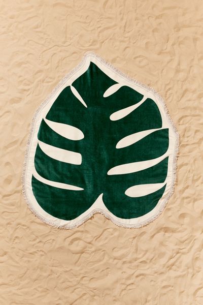 ban.do Monstera Leaf Oversized Beach Towel