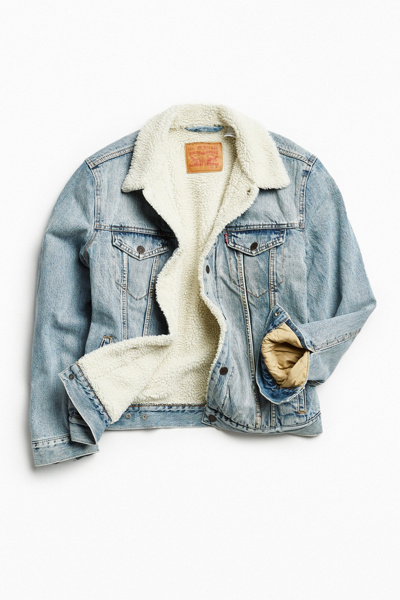 Levi’s Fineline Sherpa Denim Trucker Jacket
