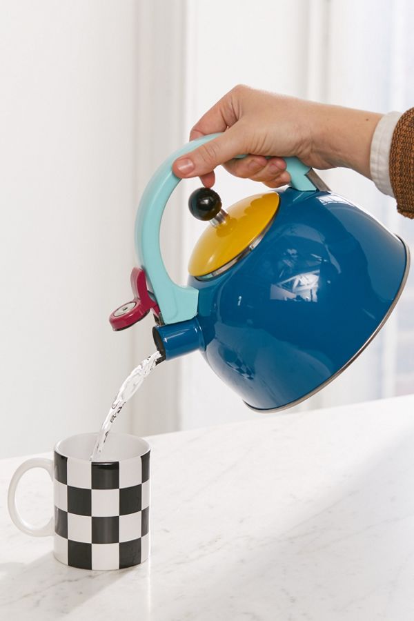 Slide View: 1: Colorblocked Tea Kettle