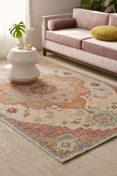 Crystal Floral Tufted Rug
