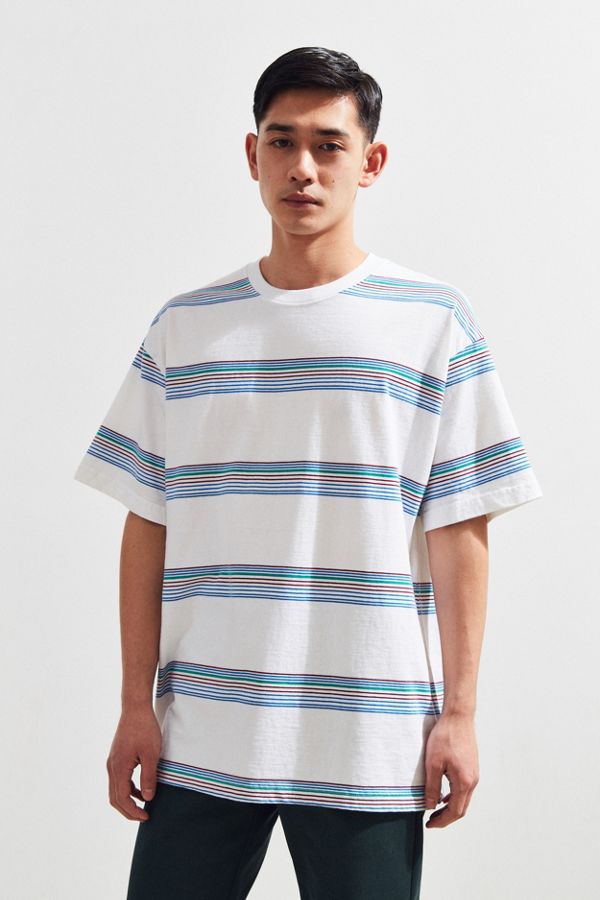UO Dillon Open Variegated Stripe Tee | Urban Outfitters