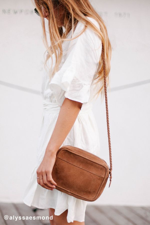 June Suede Crossbody Bag Urban Outfitters