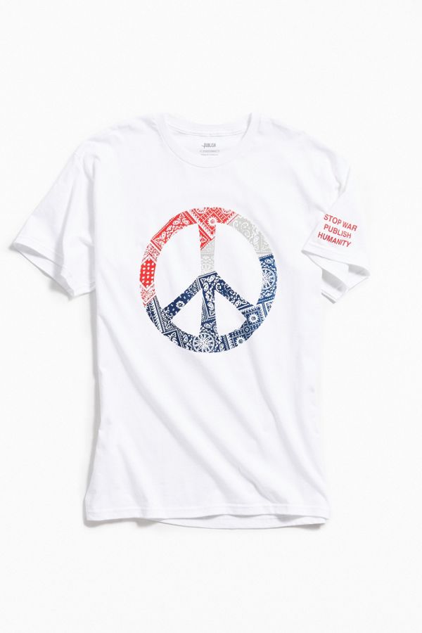 Publish Paisley Peace Tee | Urban Outfitters