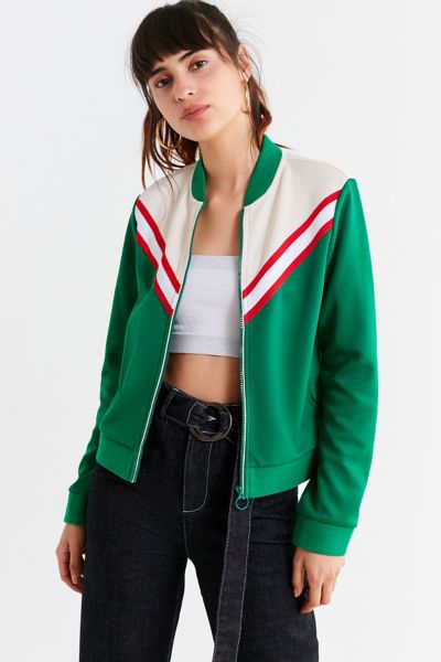 UO Piper Striped Track Jacket | Urban Outfitters