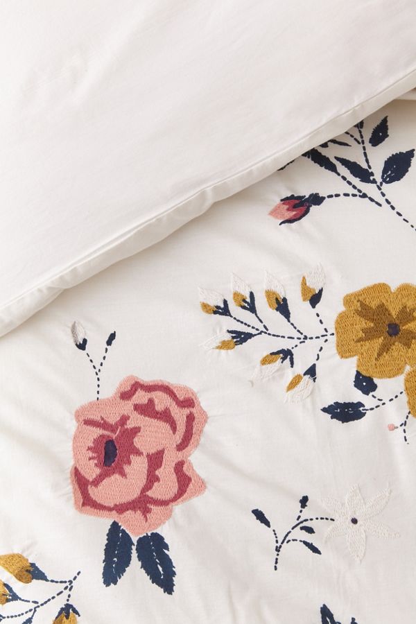 Blossom Embroidered Duvet Cover Urban Outfitters Canada