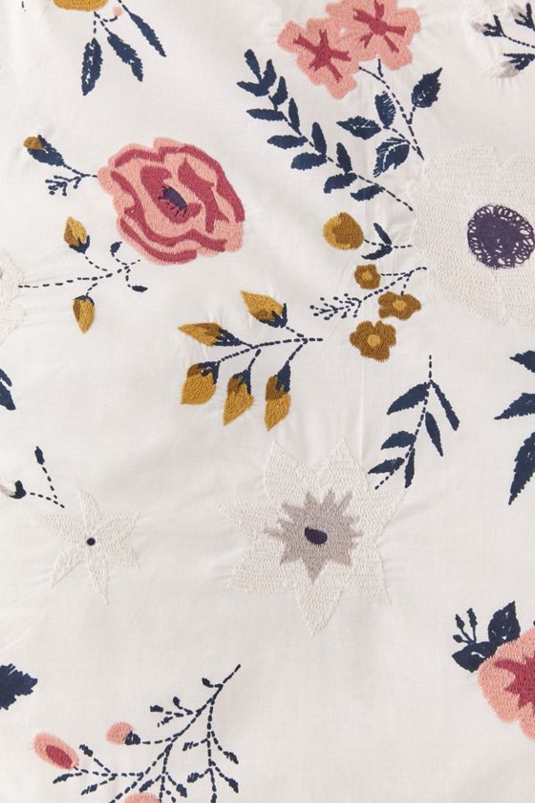 Blossom Embroidered Duvet Cover Urban Outfitters Canada