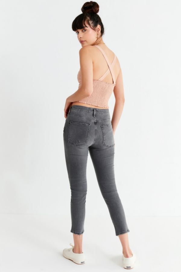 AGOLDE Sophie Distressed Cropped Skinny Jean – Maverick | Urban Outfitters