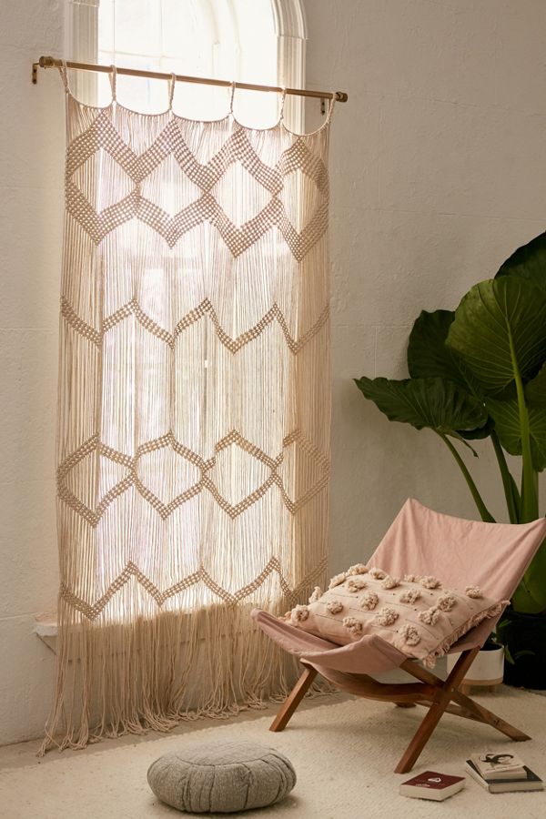 Slide View: 6: Meadowsweet Macramé Panel