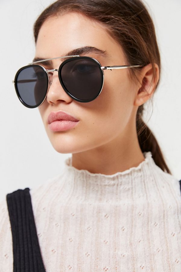 Slide View: 1: Austin Aviator Sunglasses
