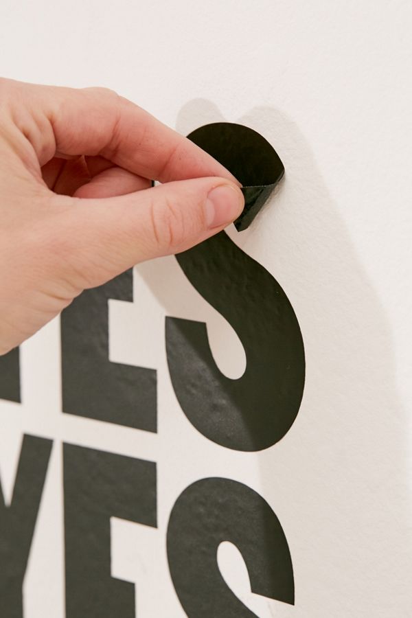 Yes Yes Y'all Wall Decal Urban Outfitters