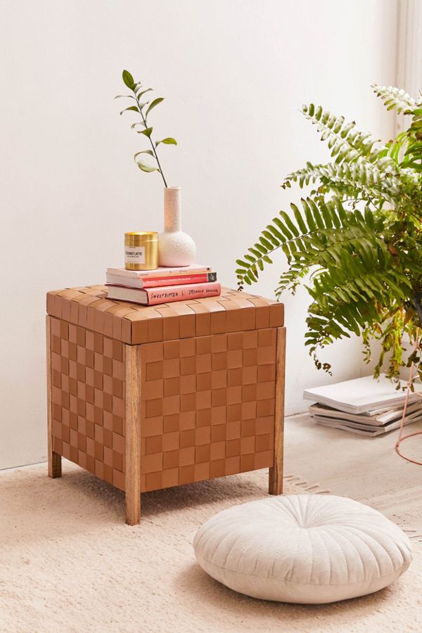 Slide View: 1: Desi Storage Ottoman