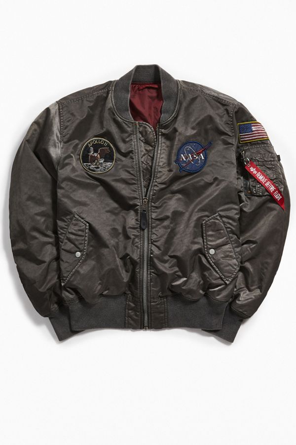Alpha Industries MA-1 Apollo Battlewash Bomber Jacket | Urban Outfitters