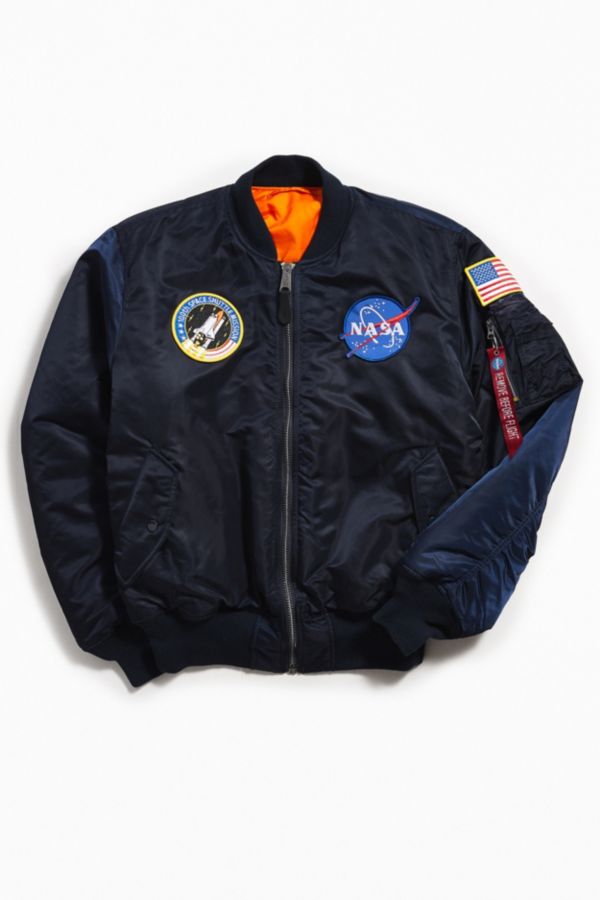 Alpha Industries MA-1 Nasa Slim Fit Bomber Jacket | Urban Outfitters Canada