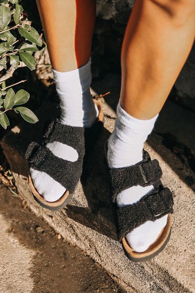 Birkenstock Arizona Papillio Platform Fur Sandal