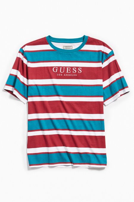 Men's Tops | T Shirts, Hoodies + More | Urban Outfitters GUESS St. James Stripe Tee