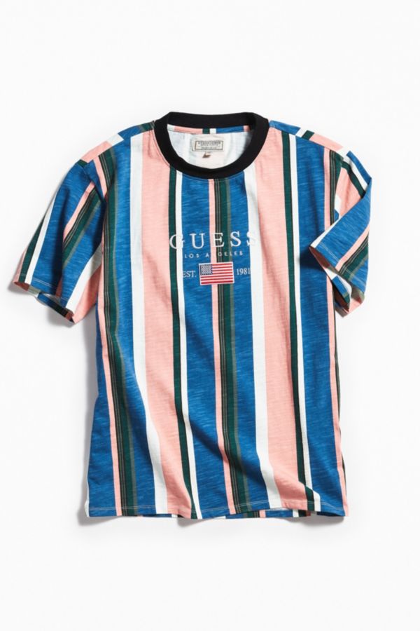 guess tshirt stripe