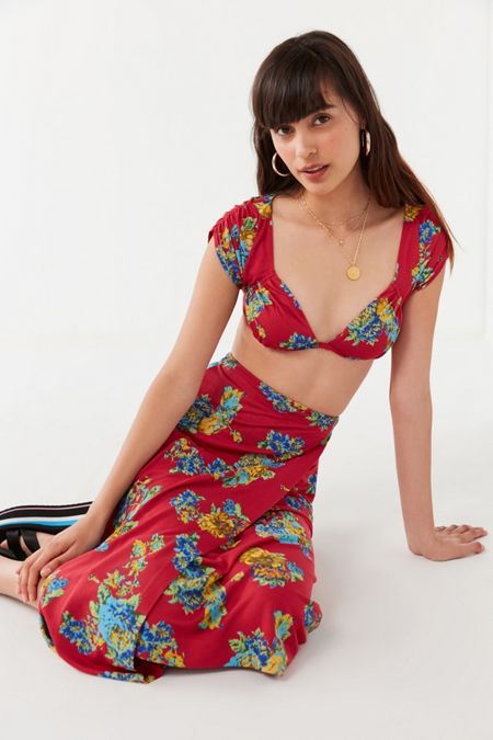 Slide View: 3: Out From Under Bambi Wrap Around Skirt