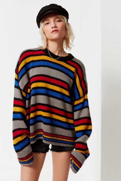 The Ragged Priest Candy Striped Sweater | Urban Outfitters
