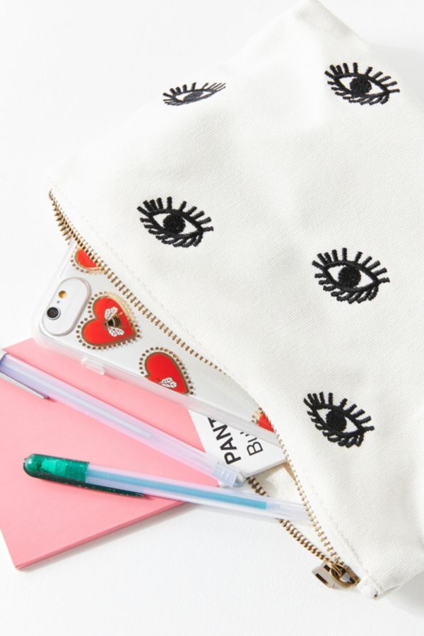 Embroidered Eye Pouch | Urban Outfitters