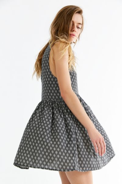 UO Drop-Waist Babydoll Frock Dress