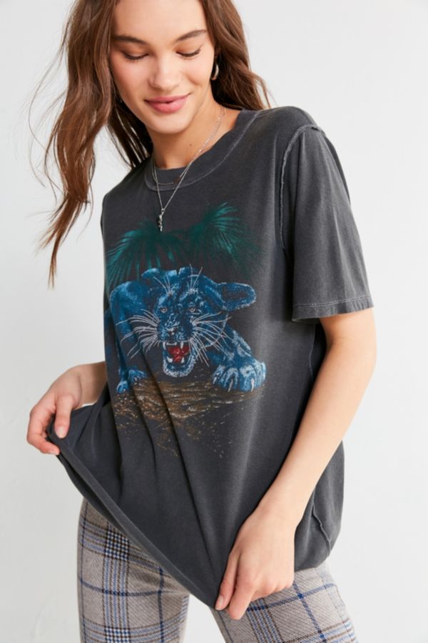 Truly Madly Deeply Inside-Out Jaguar Tee | Urban Outfitters