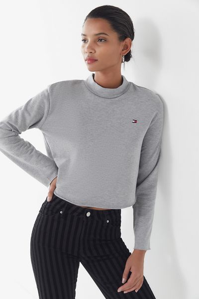 Tommy Hilfiger UO Exclusive Mock-Neck Pullover Sweatshirt