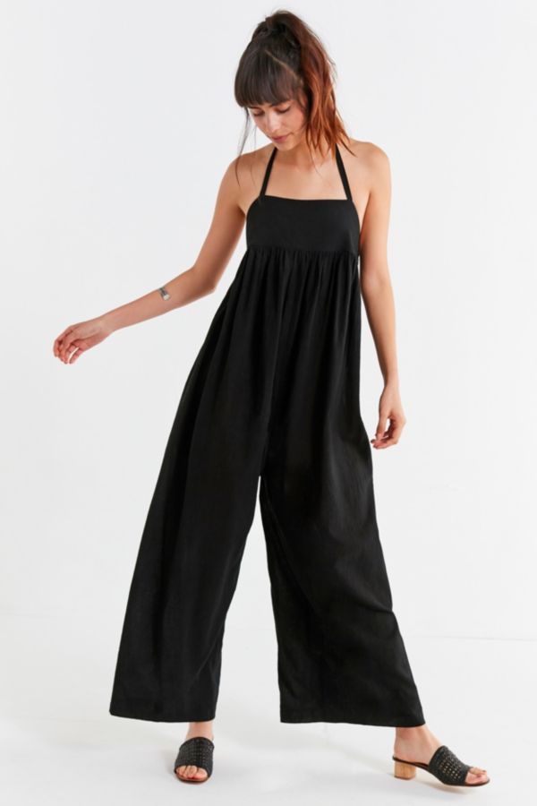 Uo Halter Wide-leg Jumpsuit 