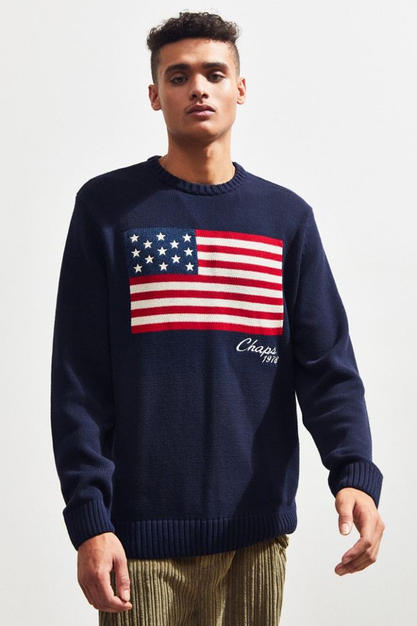 Chaps American Flag Sweater Urban Outfitters