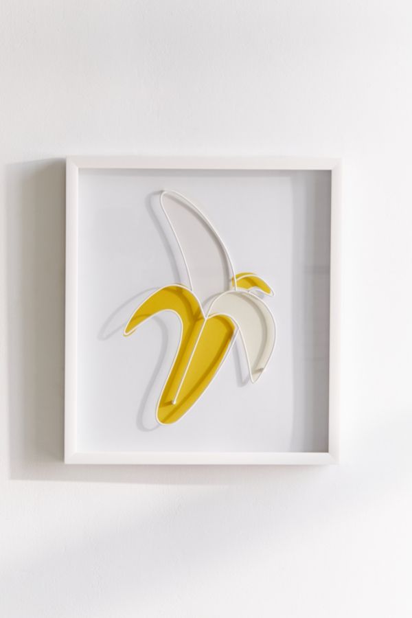 3D Banana Wall Art Urban Outfitters