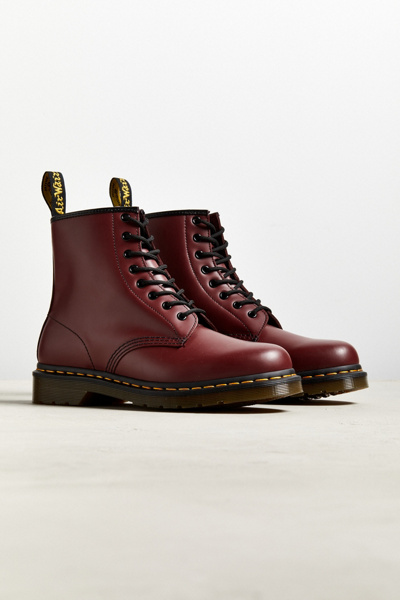 Dr. Martens Dr.martens Smooth Boots In Cherry Color Leather In Maroon