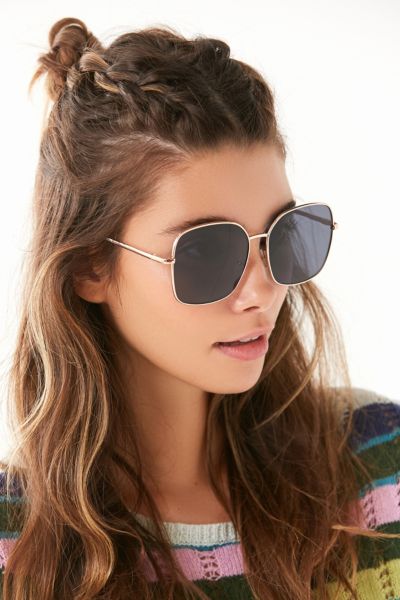 Simone Oversized Square Sunglasses Urban Outfitters 7177