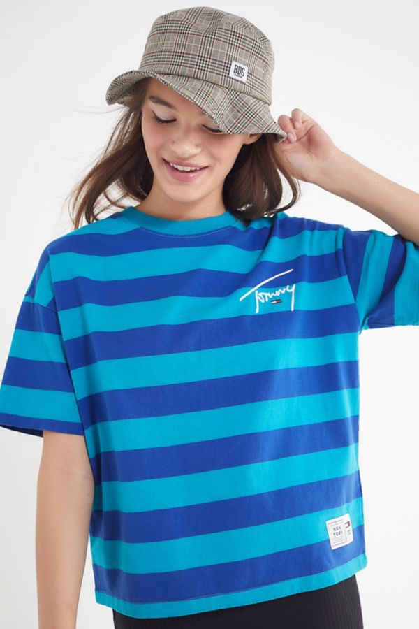 Tommy Jeans Signature Striped Tee | Urban Outfitters