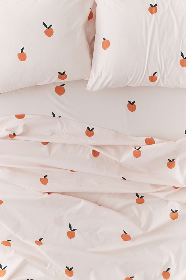 Slide View: 2: Allover Peaches Sheet Set