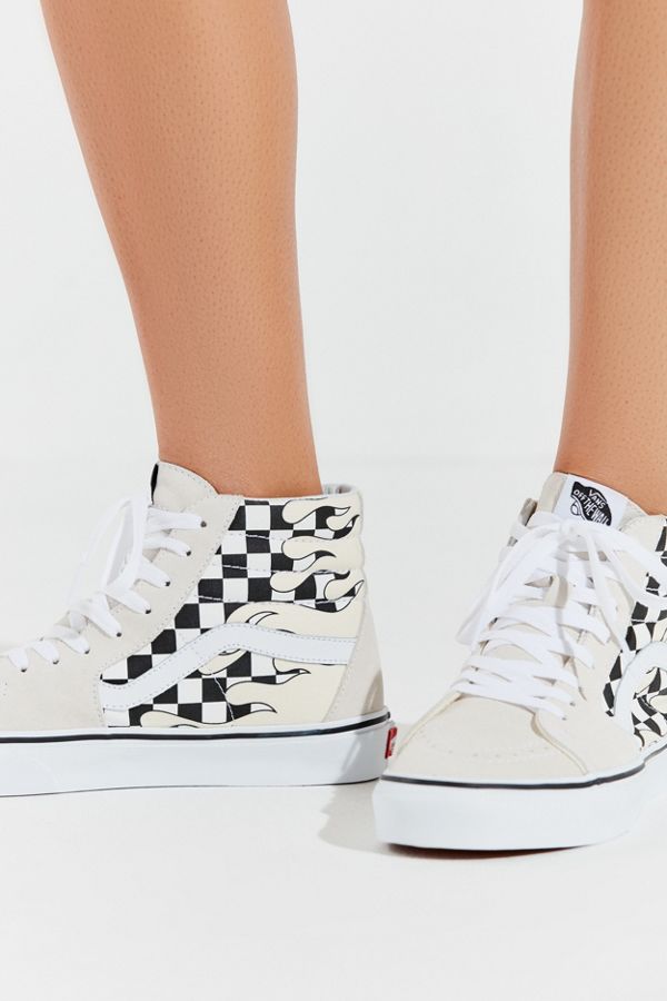 Vans Sk8Hi Checkerboard Flame Sneaker Urban Outfitters