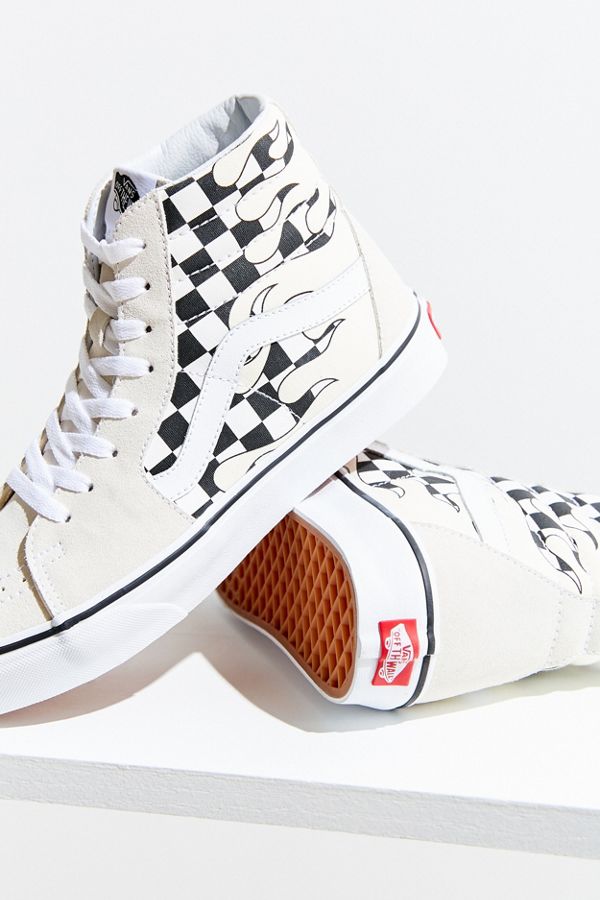 Vans Sk8Hi Checkerboard Flame Sneaker Urban Outfitters