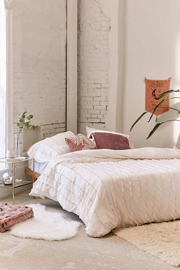 Slide View: 1: Ripple Jersey Duvet Cover
