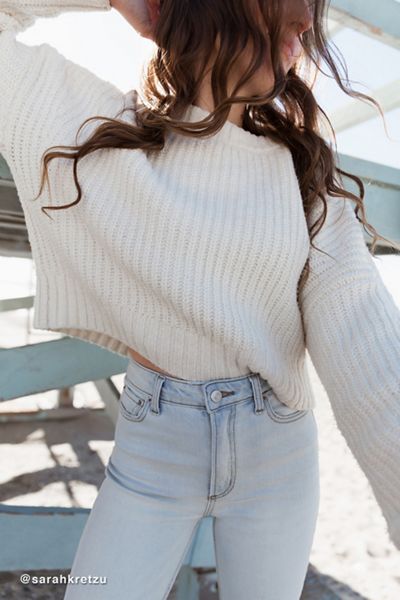 UO Andi Pullover Crew-Neck Sweater