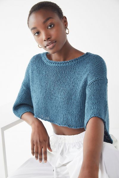 UO Cape Cropped Sweater