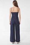 Thumbnail View 4: Lucca Couture Veronica Lace-Up Denim Jumpsuit