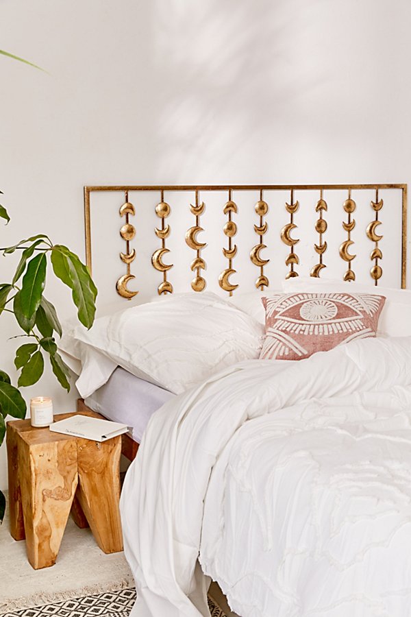 Urban Outfitters Phases Of The Moon Headboard In Gold