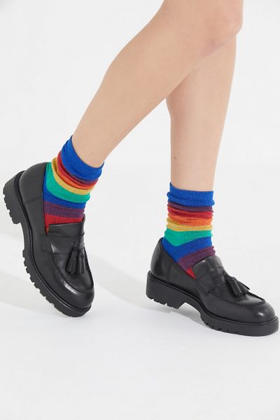 Lazy Oaf Glitter Rainbow Sock